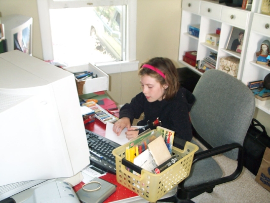 I make Grace do my homework. She is smarter than any boy